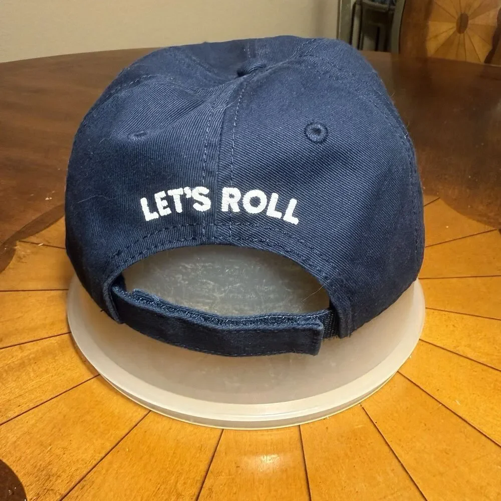 Youth Life Is Good Red Firetruck “Let’s Roll” Hat Navy Adjustable